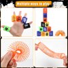 CCINEE 36pcs Halloween Coil Springs，Assorted Magic Halloween Spring Toys Party Favors with Halloween Theme Pattern for Kids Treat or Trick Bag Gift