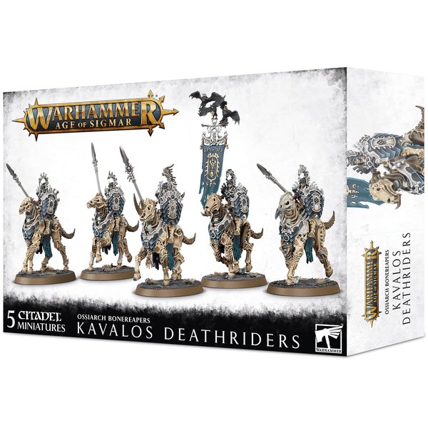Games Workshop - Warhammer Age of Sigmar - Ossiarch Bonereapers Kavalos Deathriders