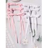 LFOUVRE Bow Hair Clips for Women, 6pcs Hair Bow Clip for Girl, Bowknot Hair Ribbon for Women, Hair Clip with Long Tail,Tassel Hair Bows for Women,Bow Clip Barrette Hairpin, Hair Accessories for Women