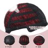 SEVENCOLORS Short Burgundy Curly Wigs for Black Women Natural Wavy Ombre Wine Red Wig Synthetic Hair Shoulder Length Bob Wigs