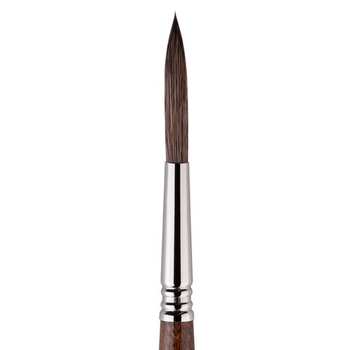 Escoda Versatil 1549 Series Artist Watercolor and Acrylic Paint Brush, Short Handle, Rigger, Size 4