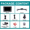 Backup Camera HD 1080P Rear View Monitor Kit Night Vision Waterproof Reverse Camera for Car Truck Pickup Minivan DIY Grid Lines DoHonest S01