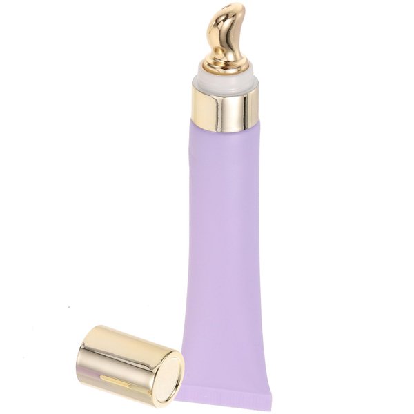 Beaupretty Empty Plastic Soft Squeeze Tubes Refillable Cosmetic Eye Cream Tube Bottle Sample Travel Container Dispenser for Eyecream Lip Balm Gloss 20ml
