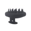 KOENWEENI Silicone Scalp Massager Shampoo Brush Scrubber with Soft Bristles Exfoliator for Shower Dandruff Removal Wet Dry Hair Growth and Care Black