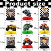 Monster Truck Party Decorations - Honeycomb Centerpieces for Kids' Monster Truck Birthday and Baby Shower Table Decor