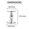 Fino Dual-Sided Espresso Tamper, 4-Ounce Weight, 48-Millimeter and 53-Millimeter