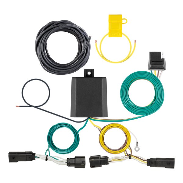 CURT 56507 Vehicle-Side Custom 4-Pin Trailer Wiring Harness, Fits Select Ford Escape
