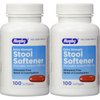 Docusate Sodium Extra Strenght 250 mg 200 Softgels for Gentle, Reliable Relief from Occasional Constipation 100 Softgels per Bottle Pack of 2 Bottles