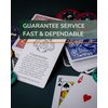 Bullets Playing Cards - Waterproof Plastic Playing Cards - Bridge Size Double Pack with Standard Index - Including Cut-Card - Durable Deck for Poker, Skat, and Rummy