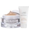 Vivo Per Lei Facial Peeling Gel - Contains Dead Sea Minerals and Nut Shell Powder - Gentle Face Exfoliator Scrub and Blackhead Remover - Peel Your Skin to a Fresher You - 3.4 Fl. Oz.