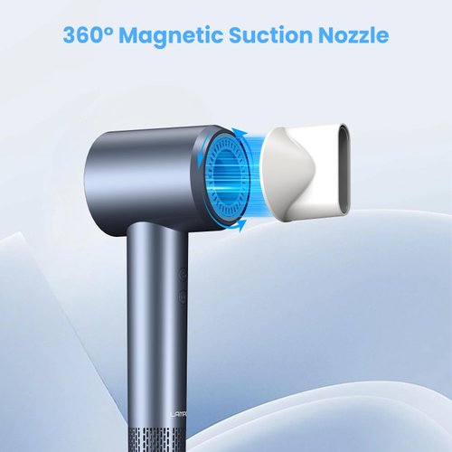 Attachment Concentrator Air Nozzle Replacement, Magnetic Smoothing Nozzle Tools Attachment for LAMPICK Hair Dryer, Blow Styling Tools Accessories for Salon and Home Use