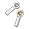 10Pcs ShareGoo M3 Tie Rod End Ball Head Holder Link 3mm Thread Ball Joint Compatible with Redcat HSP Traxxas Axial 1/10 RC Car Truck Boat DIY Robot Airplane,L26mm (Silver)