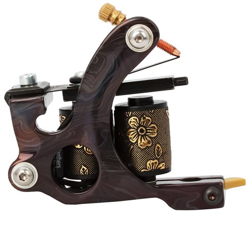 One Tattoo World 8 Wrap Coils Iron Liner Gun Tattoo Machine, OTW-M702