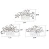 REVEW 23pcs Bridal Hair Comb Accessories Wedding Hair Accessories For Brides Bridal Hair Pins Crystal Pearls Flower Headpiece Hair Pins Decorative