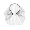 VASANA Black Mesh Veil Headband Fascinator 1920s Vintage Headpiece Women Banquet Tea Party Headdress Bride Hair Band Veil Headpiece