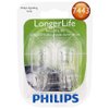 Philips Automotive Lighting 7443 LongerLife Miniature Bulb, 2 Pack, 7443LLB2