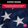 TAYLOR MADE PRODUCTS Sewn American Flag for Boats, 20" x 30", Marine-Grade Nylon, Fade Resistant, Brass Grommets, Embroidered Stars and Stripes, Flag only - 2020109196