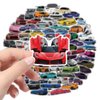 DULEFUN 100pcs JDM Car Stickers, Racing Sport Car Stickers Vinyl Waterproof for Water Bottles Laptop Guitar Skateboard Scrapbook JDM Decals Car Stickers for Men Teens Adults Kids
