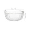LALAFINA Glass Nail Soaking Bowl Manicure Bowls Nail Art Hand Soak Bowls Nail Soaking Tray Manicure Care Soak Bowl for Nail Art Polishing Remover Soak Off Bowl, Size 5.3×2.2inch