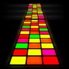 Haull 236 x 39 Inch Neon Light up Dance Floor Glow in The Dark Blacklight Rug Neon Party Decorations UV Reactive Fluorescent Runner for Christmas Birthday Wedding Party Favors(Rectangles)