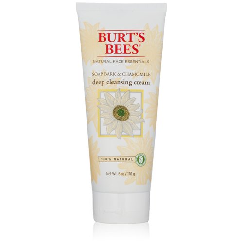 Burt's Bees Soap Bark & Chamomile Deep Cleansing Cream 6 oz (Pack of 2)