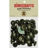 -Dimecrafts Line 24 Long Post Snap Fasteners Buttons Compare to Tandy GEN (15 mm Gun Plated CT. 15 w/Tool)