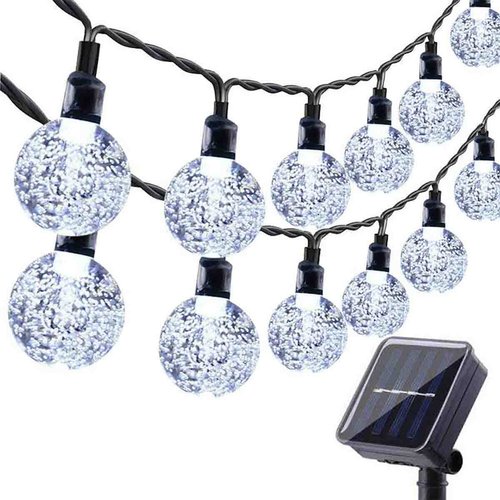LED 100 LEDs Globe String Lights, Waterproof Outdoor String Lights, Extendable Christmas Lights for Party, Garden, Patio, Bedroom, Dorm, 23ft.