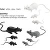 Boao 33 Pcs Plastic Fake Rat Plastic Mouse Toys Decorations Realistic Pranks Rats Simulated Big Small Mouse Mice Toys for April Fools Day Halloween Prank Party Supplies