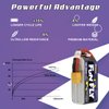 Tattu 4S 1300mAh 100C 14.8V LiPo Battery Pack with XT60 Plug for RC Heli Airplane Drone FPV Racing