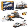 3 in 1 City Space Ship Building Sets Space Shuttle Toys Space Station Spaceship Astronaut Adventure Building Blocks Kit Aerospace Rocket Educational Toy Gift for 6 7 8 9 10 11 12 Year Old (168 Pcs)