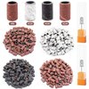 Rolybag Sanding Bands for Nail Drill 240 Pieces 3 Color Coarse Fine Grit Efile Sand Set 80#120#180#240#,2 Pieces 3/32 Inch Nail Drill Bits for Manicures and Pedicures