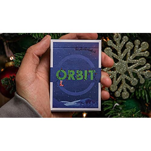 ORBIT PLAYING CARDS Orbit Playing Cards Christmas 2021 Edition Poker Size Deck USPCC Custom Limited Edition for Cardistry and Card Magic