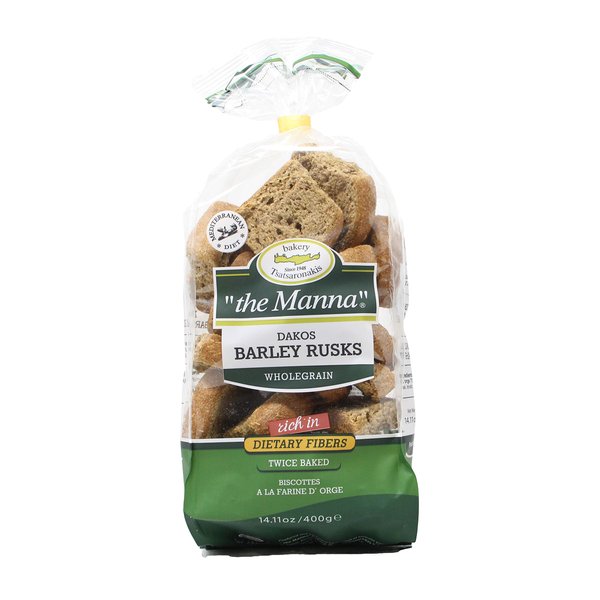 Greek Whole Grain Barley Rusks - Tsatsaronakis "the Manna" (400 Gram)