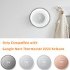 Wall Plate Made for The Nest Thermostat 2020 | Google Nest Thermostat Trim Kit Accessory | Easy Installation | Snow