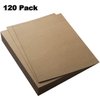 120 Pack Kraft Paper - Brown Stationery Paper- Brown Craft Paper for Arts and Craft, Drawing, D.I.Y. Projects - Letter Size Kraft Paper - Laser & Inkjet Printer Compatible - 8.5 x 11 Inches