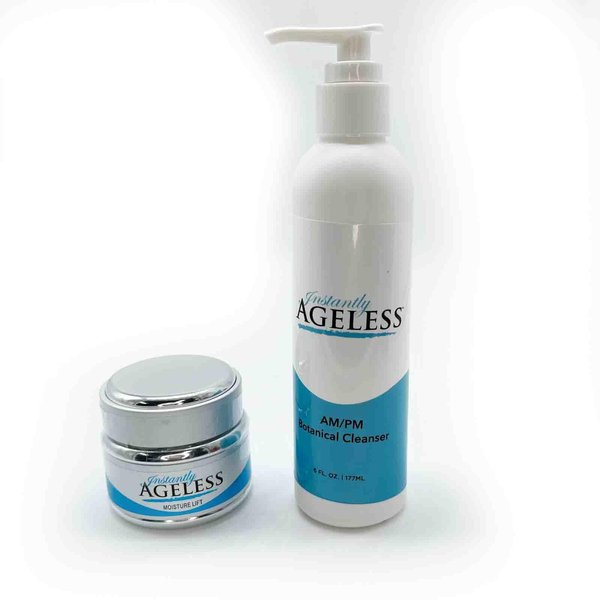 Instantly Ageless AM/PM Botanical Cleanser & Daily Moisturizer Lift Face Cream