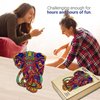Dymier Green Wooden Puzzle for Adults - Unique Puzzle, Wood Cut Animal Shaped Puzzles 150 Pieces Medium Size Extravagant Elephant - Great Gift for Family and Friends, 8 by 10 inch