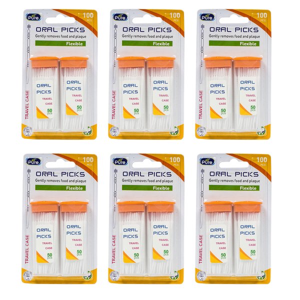 600 Flosser Toothpicks Floss Picks Interdental Brushes Pro Dental Care Hygiene