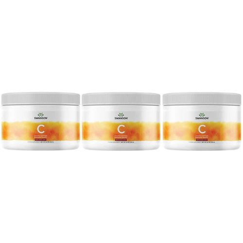 Swanson Vitamin C with Rosehips Powder 8.8 Ounce (250 g) Pwdr (3 Pack)
