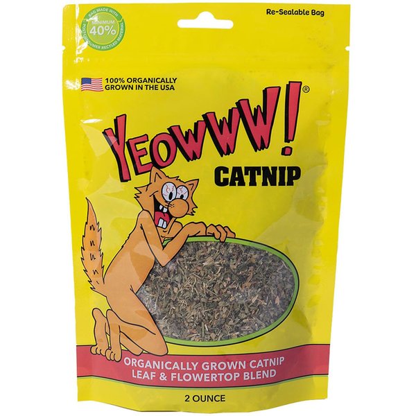 Yeowww! Organically Grown Catnip 2oz Pouch
