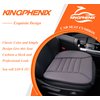 kingphenix Car Seat Cushion with 1.2inch Comfort Memory Foam, Seat Cushion for Car and Office Chair (Grey)