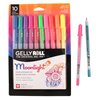 SAKURA Gelly Roll Moonlight 06 Gel Pens - Fine Point Ink Pen for Journaling, Art, or Drawing - Assorted Fluorescent Ink - Fine Line - 10 Pack