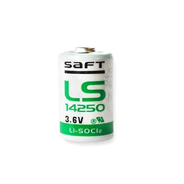 Saft LS14250 3.6V 1/2AA Lithium Battery, 3.6 Volt 1200mAh, GE Simon XT