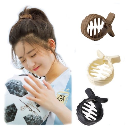 Matte Hair Claw Clips for Ponytail Hairpin Jaw Clips for Hair Styling Accessories for Women Non Slip Shark Hair Clips Medium Size Hair Clamps for Girls 3Pcs