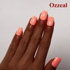 Ozzeal Gel Polish,0.5 Fl Oz Light Coral Orange Peach Gel Nail Polish Spring Summer Soak off LED UV Gel Nail Polish Art Starter Manicure Salon DIY Nail Gel Polish