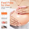Modelones Nano Glass Foot File - Professional Foot Scrubber and Callus Remover, Heel Scraper for Cracked Heels, Dead Skin Remover, Foot Buffer for Soft Feet, Safe Pedicure Tool with Anti-Slip Handle