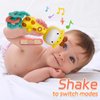 Baby Music Rattle Toy, Baby Teething Toy for Infants 6-12-18 Months Toddlers Sensory Toys Baby Boy Girl Gifts (Giraffe)
