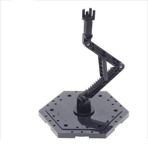 Bioristar HG RG Hobby Action Base Gundam Model Stand Hobby Display Stand Pack of 2 (1/144 Scale) (2pcs Black)