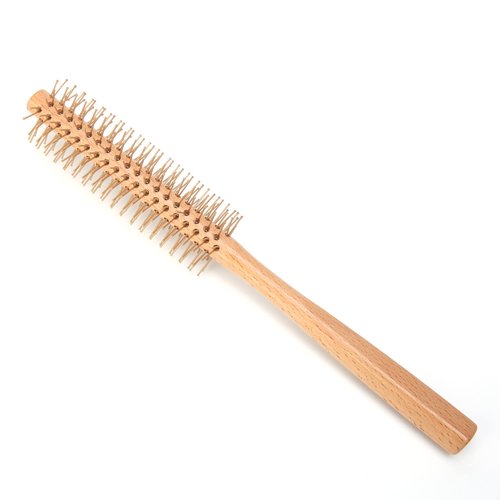 Fenice Peak Nylon Bristle Round Hair Brush for Blow Dryer Styling Curling Volumizing with Wooden Handle Small Hairbrush Ideal to Add Volume and Body