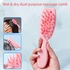 Terrysun Scalp Massager Shampoo Brush, Hair Scrubber Scalp Brush, Silicone Scalp Exfoliator, Hair Wash Tool for All Hair Types of Women, Men, Kids, Pets